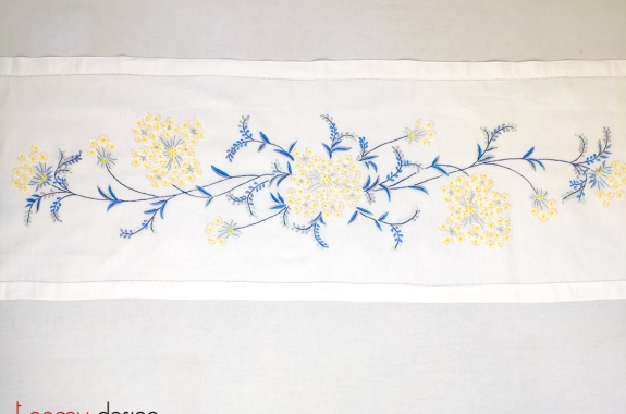 Table runner -Shameplant embroidery
